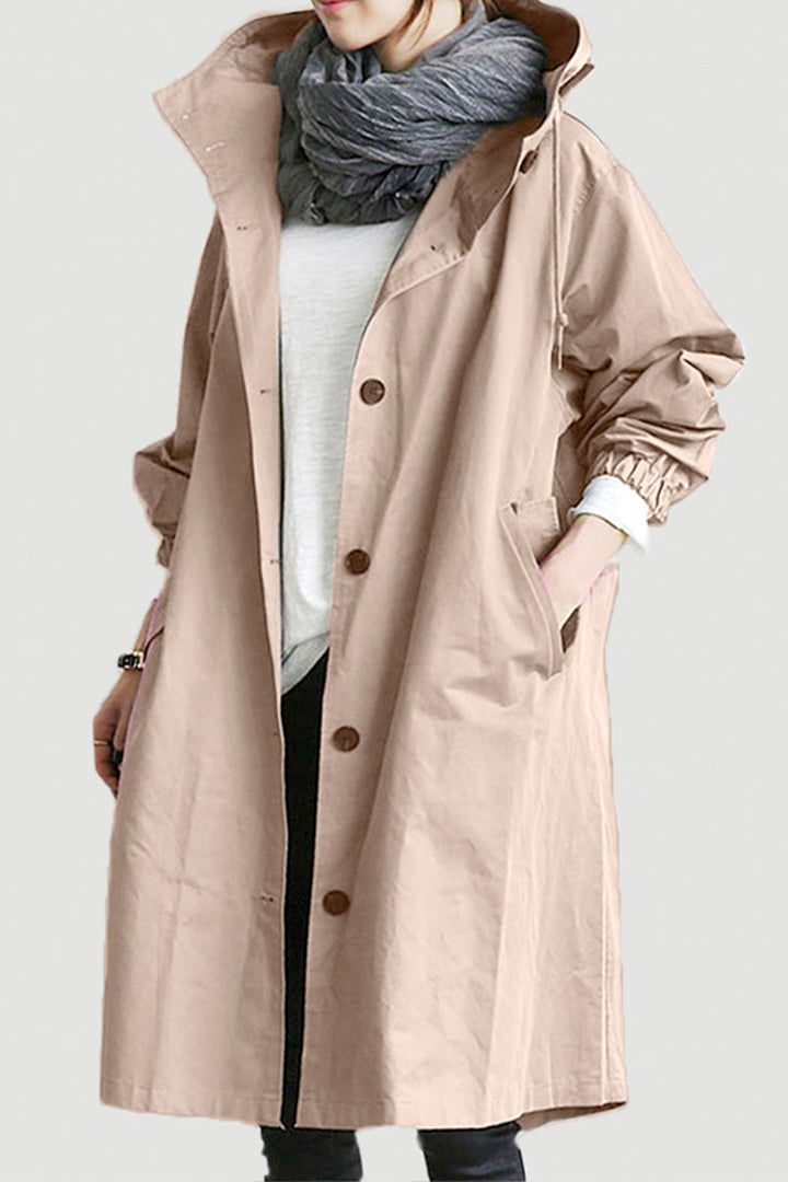Rachel™ - Water-Resistant Oversized Hooded Windbreaker