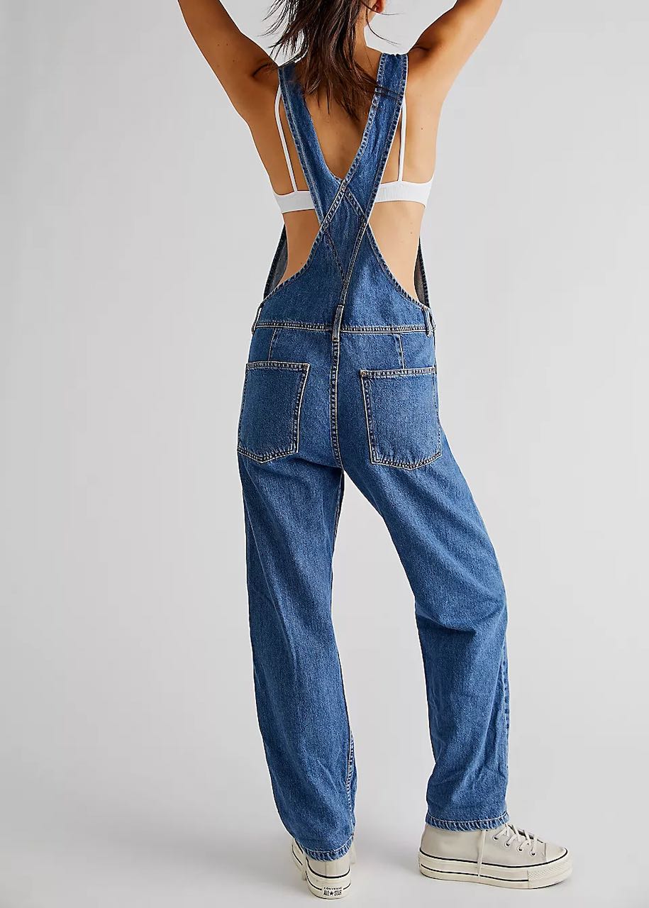 Cecil | Sapphire Blue Denim Overalls