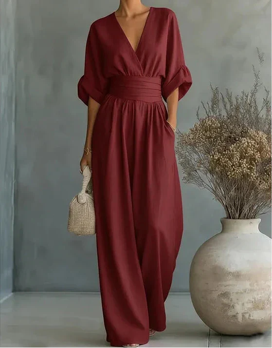 Elise | Elegant Fluid Jumpsuit