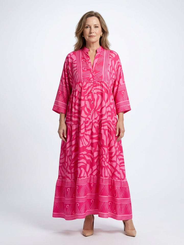 Marielle | Midi Button Dress