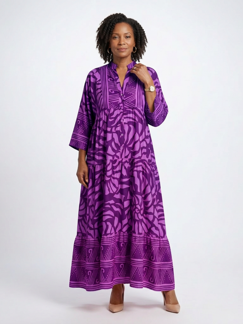Marielle | Midi Button Dress