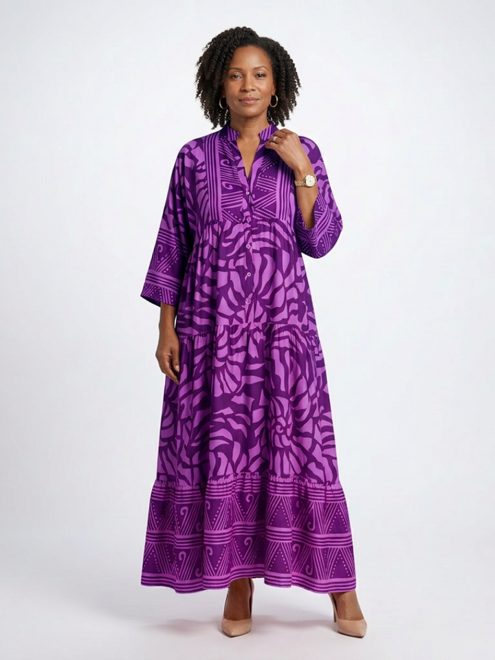 Marielle | Midi Button Dress