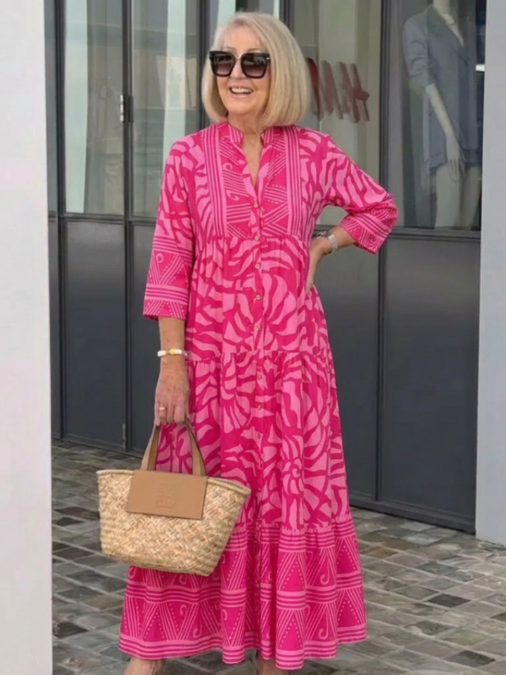 Marielle | Midi Button Dress
